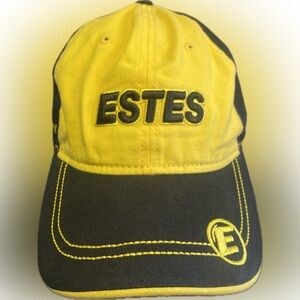 Estes Park Yellow Black Ball Cap Hat 2016 Team Safety Trucker Company